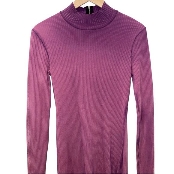 Cotton Citizen contrasting dye long-sleeved dress - Picture 5 of 13